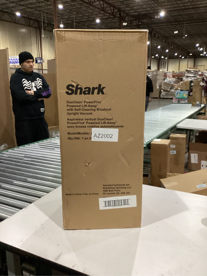 Condition photo showing New/Like New for Shark AZ2002 Vertex Powered Lift-Away Upright Vacuum with DuoClean PowerFins, Self-Cleaning Brushroll, Large Dust Cup, Pet Crevice Tool, Dusting Brush & Power Brush, Silver/Rose Gold DuoClean PowerFin (Rose Gold)