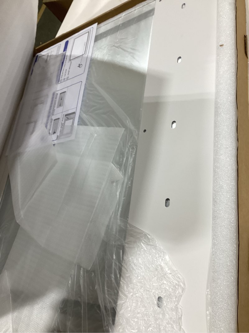 Condition photo showing Good Condition for HNV 22.8"x18" Lighted Makeup Mirror with 10X Magnification, LED Vanity Mirror with 3-Color Dimmable Touch Control, Tabletop or Wall-Mounted Makeup Mirror, White White 22.8"L x 18"W