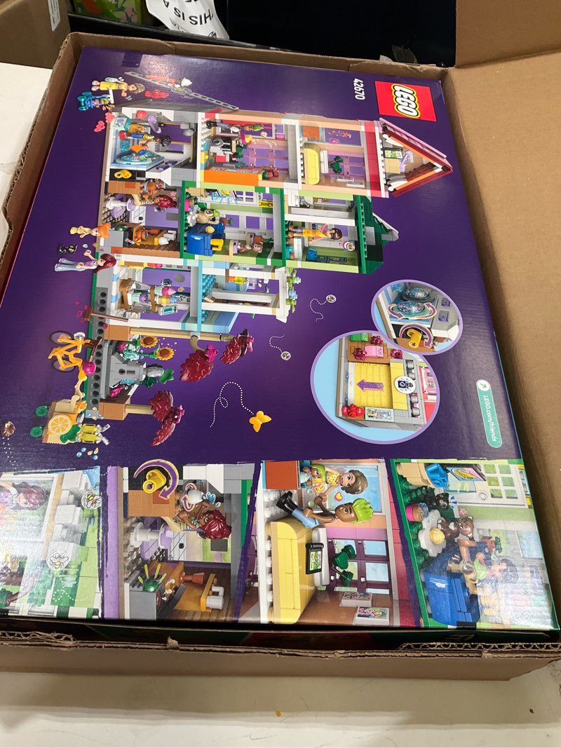 Condition photo showing Good Condition for lego friends heartlake city apartments and stores dollhouse - toy building set for kids, girls and boys, ages 12+ - gift ideas for birthday - with 7 minidolls, a micro-doll, and more - 42670