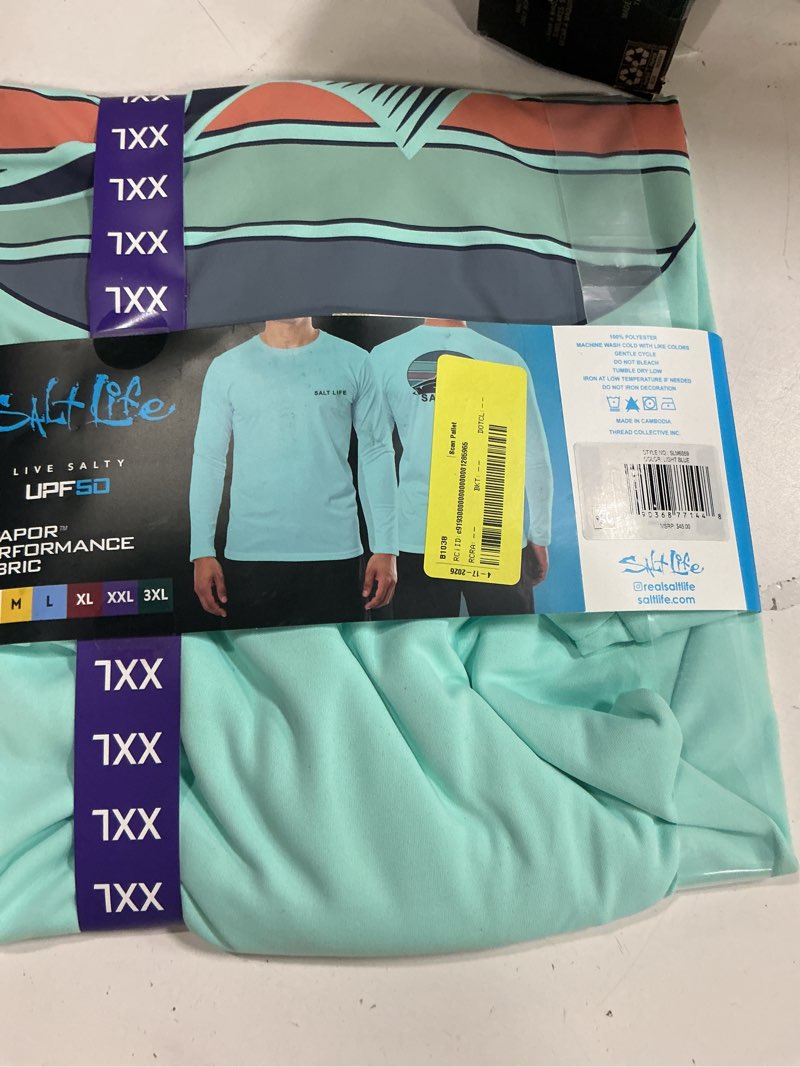 Condition photo showing Good Condition for salt life men's long sleeve uv tee ( xxl)