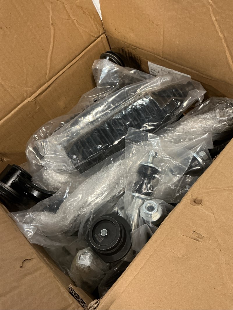 Condition photo showing Good Condition for astarpro 12pcs front suspension end kit upper control arm and lower ball joint sway bar tie rod end with boot compatible with 2015-2020 cadillac escalade chevy suburban tahoe silverado sierra 1500