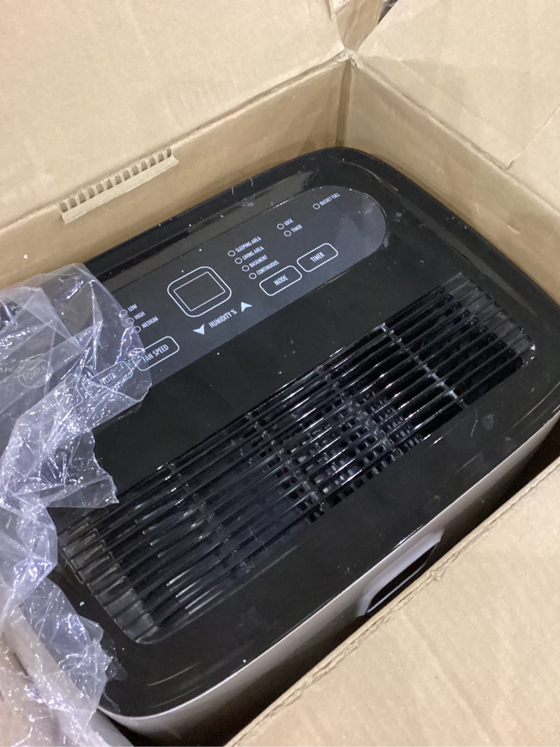 Condition photo showing Good Condition for Yaufey 80 Pints Energy Star Dehumidifier for Home, Basement and Large Room up to 5000 Sq. Ft., with Drain Hose, Timer, Intelligent Humidity Control and Large Water Tank