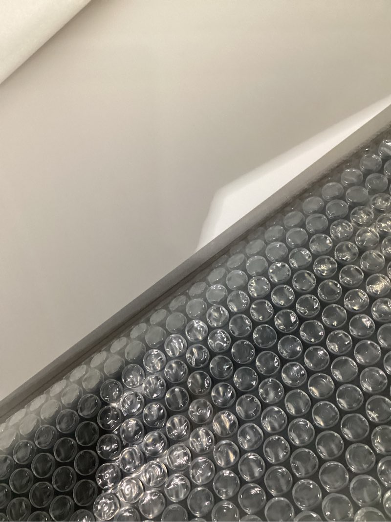 Condition photo showing New/Like New for STICKGOO Smooth Drop Ceiling Tiles 2ft x 2ft, PVC Ceiling Tile 24 x 24in - Waterproof, Fire-Rated to Prevent Breakage - Package of 12 Tiles Cover 48 Sq. Ft, White