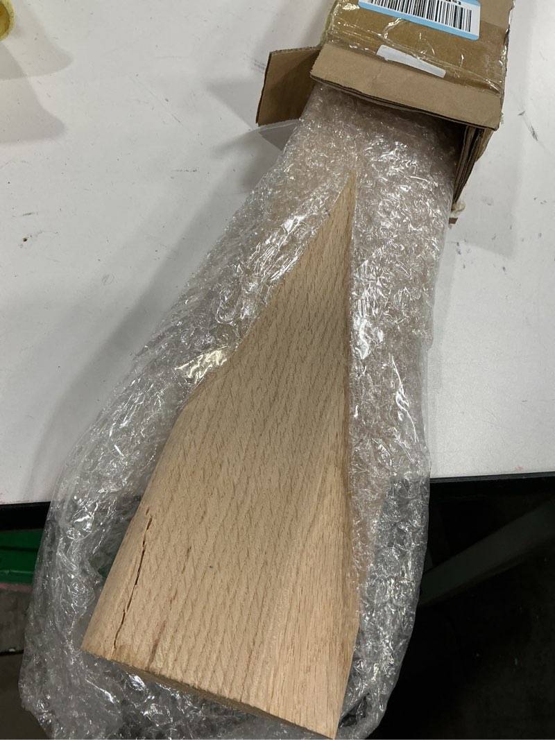 Condition photo showing As Is for Kigley Solid Red Oak Interior Threshold Wood Oak Threshold Transition Overlap Threshold Doorways Reducer Threshold (36 x 3 x 1 Inches)