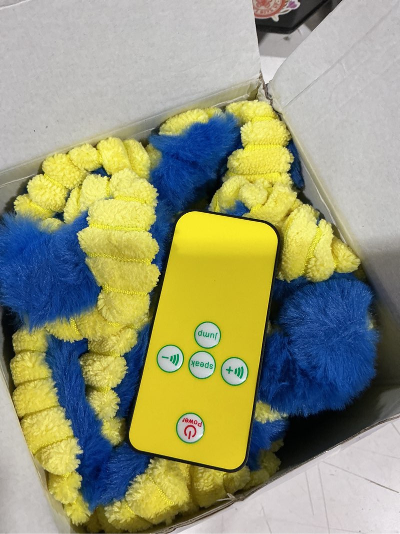 Condition photo showing As Is for etaccu interactive dog toys octopus, moving dog toy to keep them busy, durable automatic jumping dog toy bouncing dogs toy squeaky moving tug of war doggie toy for small medium large dogs (blue)