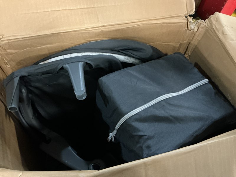 Condition photo showing As Is for graco pack n play dome lx playard with baby bassinet, lightweight portable crib, push-button fold travel crib, redmond, convertible