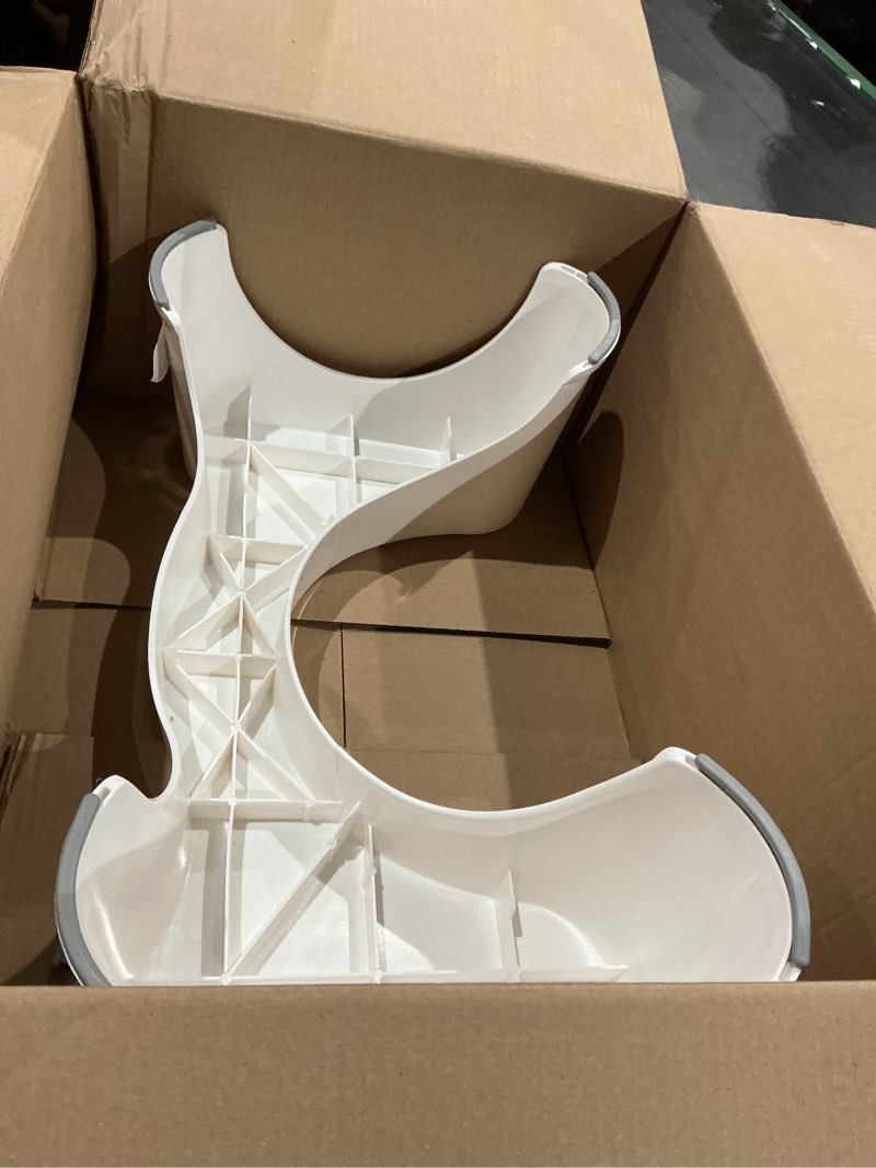 Condition photo showing As Is for squatty potty the original bathroom toilet stool, 7 inch height, white white 7 inch