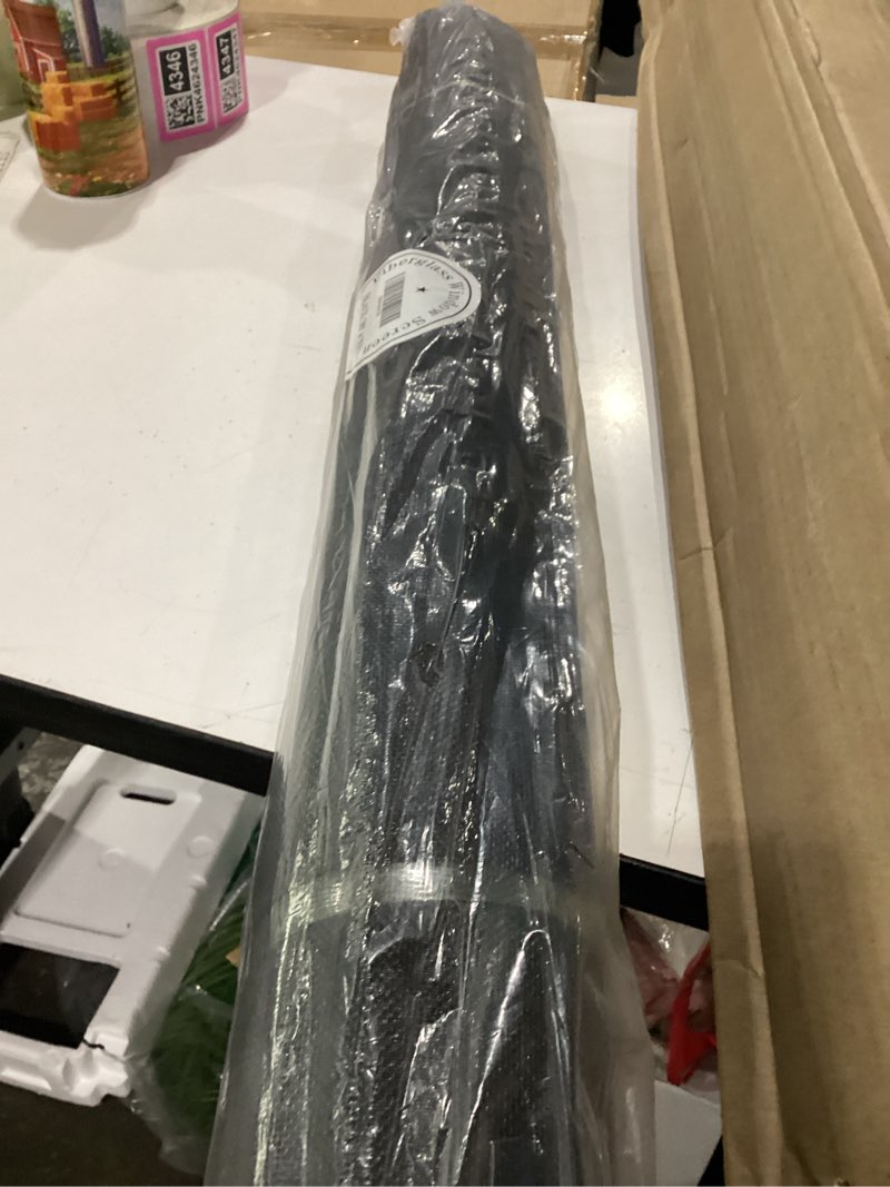 Condition photo showing Good Condition for fiberglass screen roll 36" x 100' a continuous roll uv protection install and repair door and window screen (36" x100', black)
