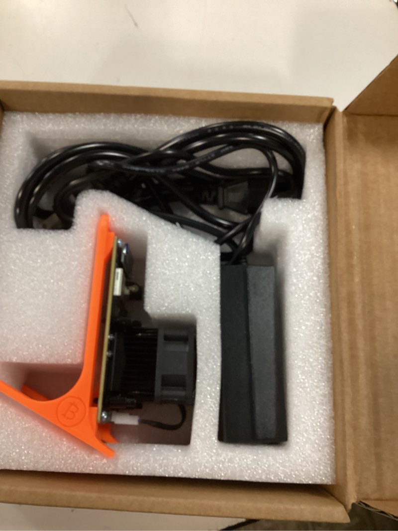 Condition photo showing Good Condition for open source bitaxe gamma 601 bitcoin miner - 1-1.2th/s bm1370 asic solo miner, home crypto low power mining machine with 2.4g wifi, oled display & remote management - orange-red