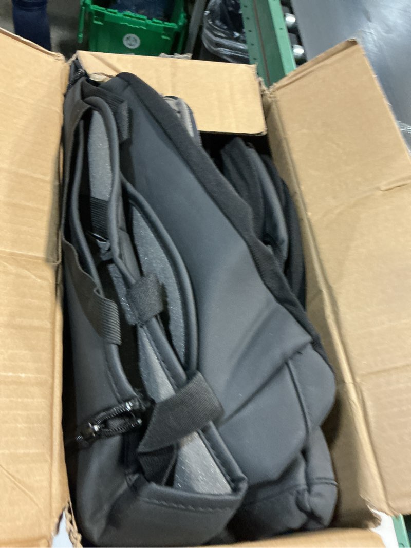 Condition photo showing As Is for Skechers Car Seat Covers,Luxury Faux Leather Seat Covers,Waterproof Anti Slip Car Seat ProtectorFull Set,Car Accessories Airbag Universal Fit for Most Cars,Vans,Trucks,SUV,Black Full Set Black and Black