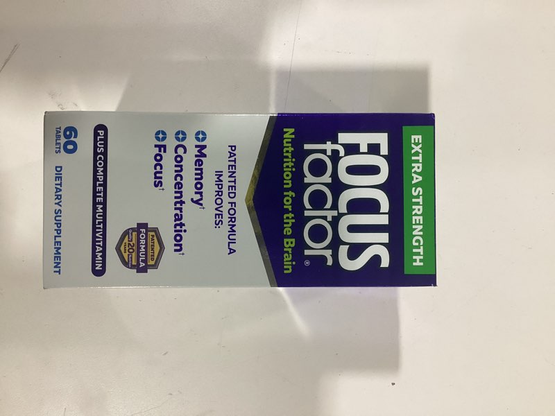 Focus Factor Extra Strength Tablets for Brain Health, 60 Ea, 60Count
