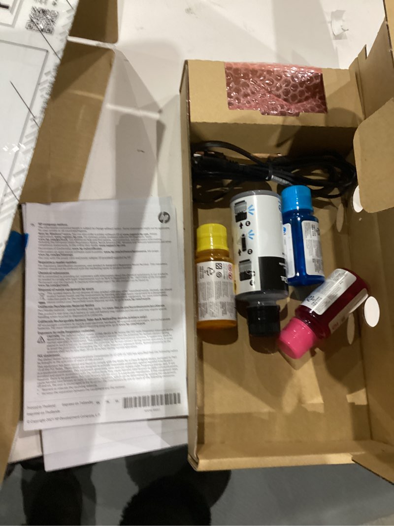 Condition photo showing As Is for HP Smart Tank 5101 Wireless All-in-One Refillable Printer, Scanner, Copier with 2 years of Ink included, Wireless printer-for-home use an EcoTank Alternative (1F3Y0A)