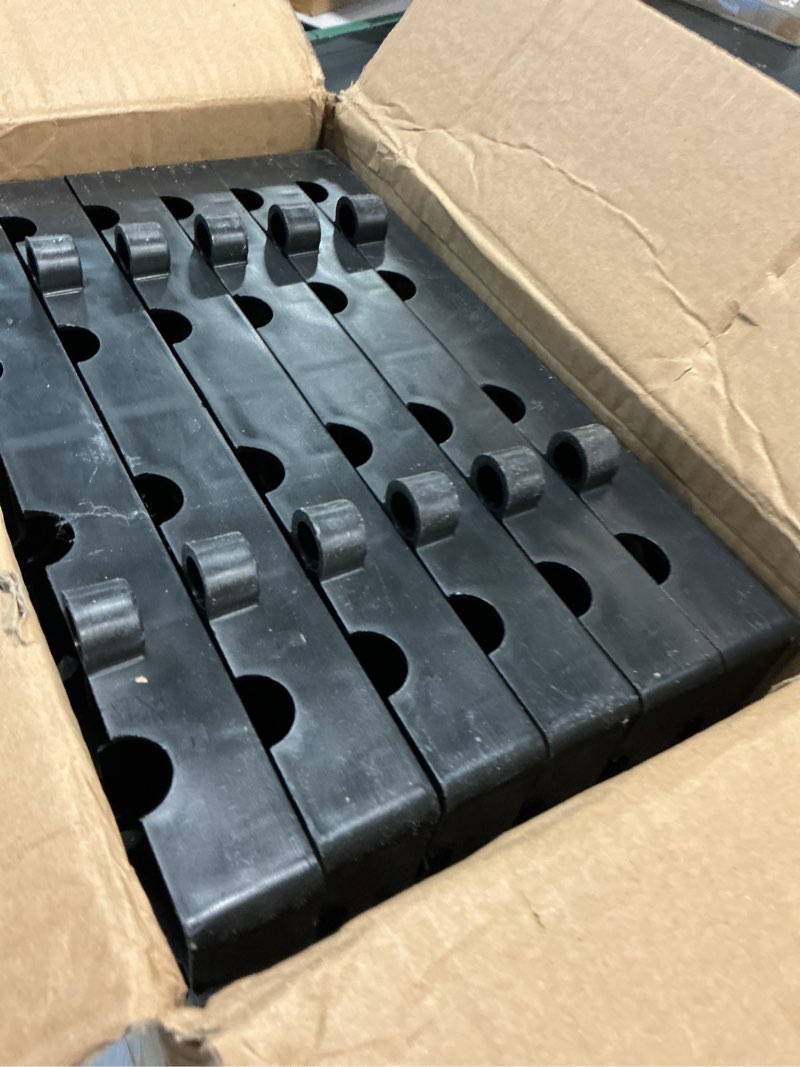 Condition photo showing Good Condition for 6 pcs plastic pallets 23.6 x 11.8 x 1.18 inch lightweight moisture-proof waterproof floor pallet with breathable grid ventilation - multi-purpose storage pad for garages, kitchen, basement, attic 6pcs-11.8*23.6*1.18