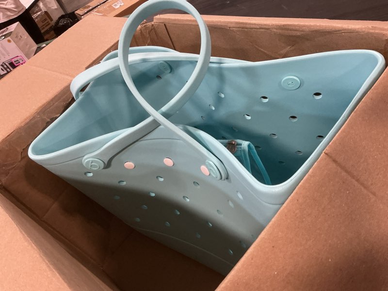 Condition photo showing Good Condition for bogg bag original large tote – 19” x 14” x 9” – durable, washable, tip-proof – beach, pool, boat, work, sports