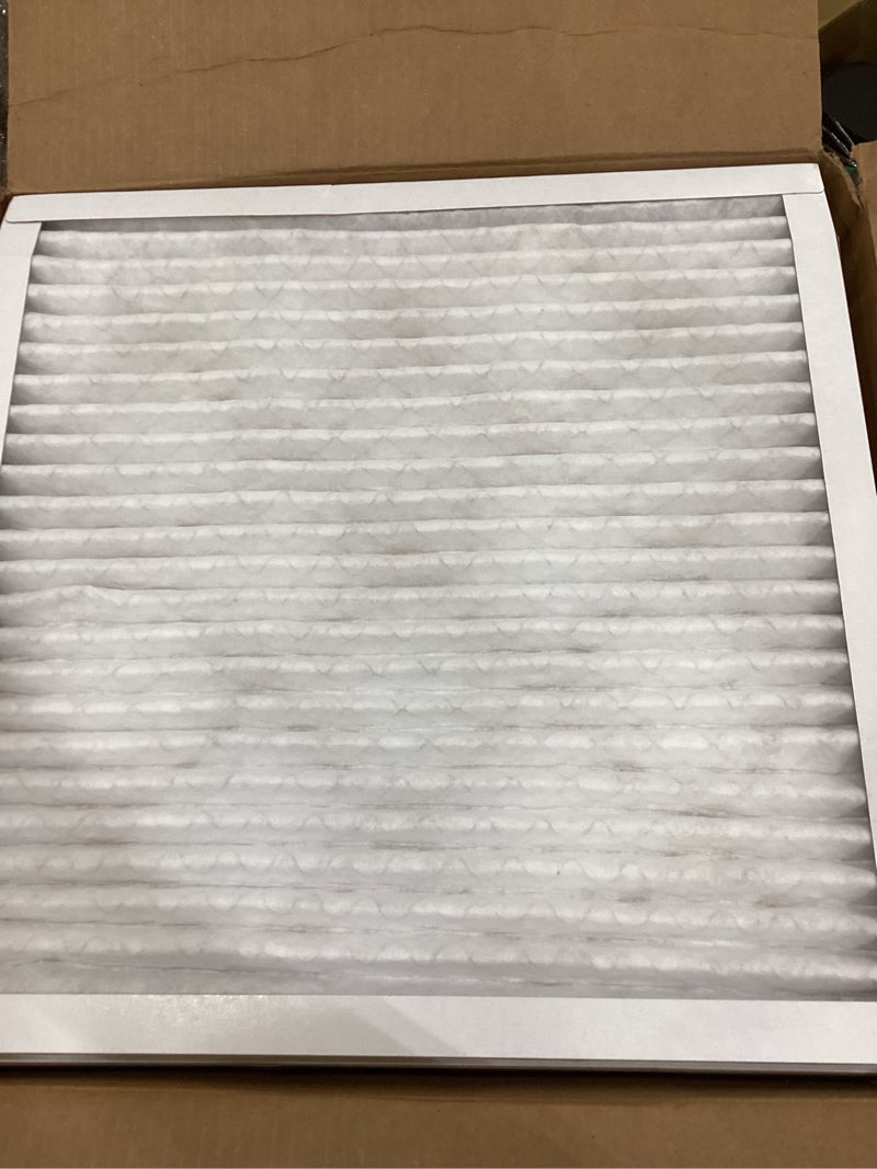 Condition photo showing Good Condition for Amazon Basics 20x20x1 Air Filter 6 Pack, MERV 11 AC Furnace Filters (Actual Size: 19.75 x 19.75 x .75) 20x20x1 Merv 11