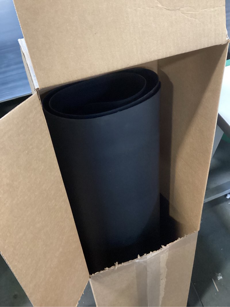 Condition photo showing As Is for Salon mats for Hair Stylist 3'x5' Barber Shop Salon Floor Chair Mat - Black Square Anti-Fatigue Salon Floor Mat -1/2" Thick Salon Standing Mat