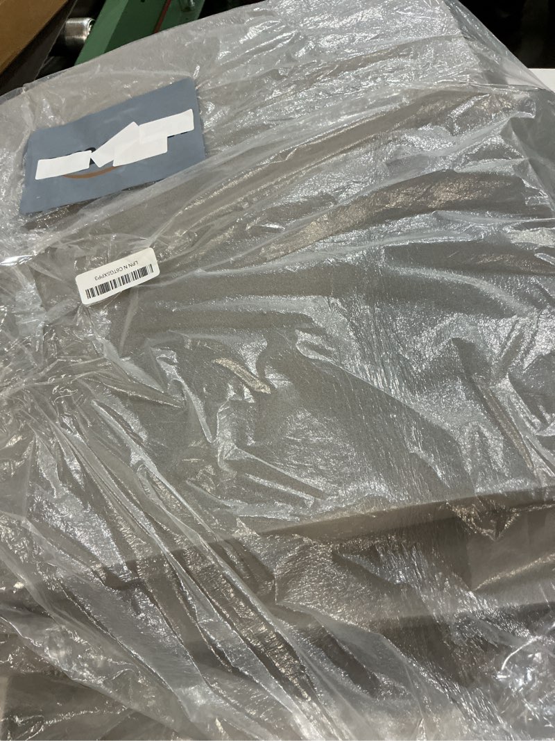 Condition photo showing As Is for couch cushion support, sofa cushion support for sagging couch seat, couch replacement insert, 20"x20"x2", high density foam furniture seat sagging repair, trapezoid 40d, grey set of 3 grey-3p 20x20x2in