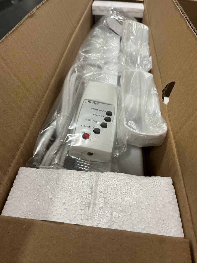 Condition photo showing New/Like New for shinic Twin Window Fan, 9-Inch Blades Reversible Airflow, Thermostat Control, 3 Speeds, 23.8"-37" Expandable Width, Window Exchaust Fans for Home Bedroom, ETL Certified