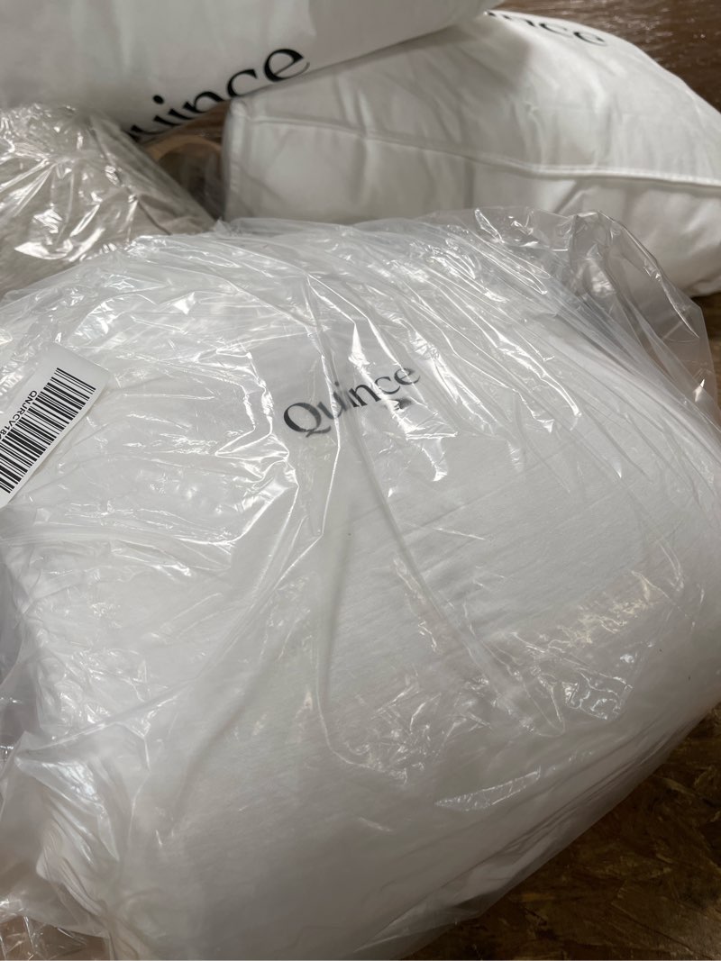 Condition photo showing Good Condition for organic airy gauze duvet cover set, full/queen, white