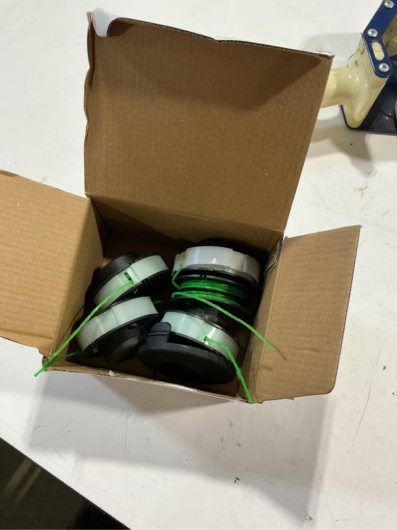 Condition photo showing Good Condition for fennoral 5 pcs 4008 710 4302 replacement string heads & 2 pcs fse41-6235 spool cover compatible with s-tihl fsa 56 fsa 57 string trimmers replaces 713 7000, 4008-713-7000, 40087137000