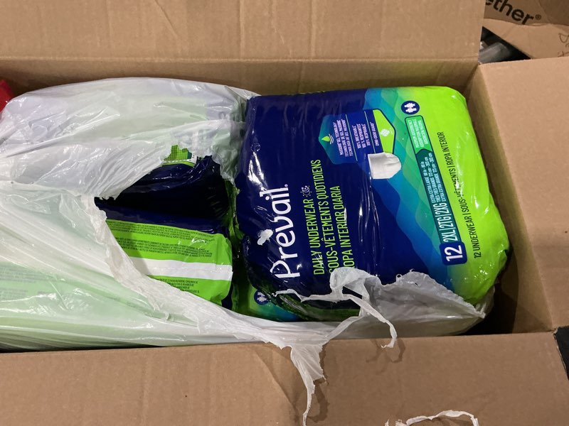 Condition photo showing New/Like New for prevail daily protective underwear - unisex adult incontinence underwear - disposable adult diaper for men & women - maximum absorbency - xx-large - 12 count (pack of 4) xx-large , 12 count (pack of 4)