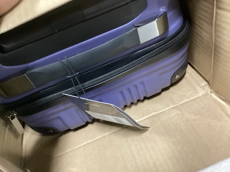 Condition photo showing Good Condition for KENNETH COLE Out of Bounds, Smokey Purple, 20-Inch Carry On
