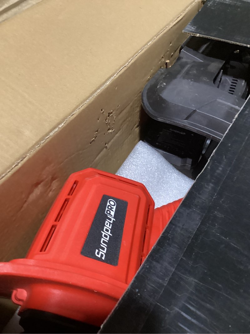 Condition photo showing Good Condition for Electric Cordless Tiller Cultivator - 360RPM Small Portable Battery Powered Rototiller with 2 x 4.0AH Batteries & Charger & 48 Steel Tines for Gardens Lawn Gardening Soil Cultivation