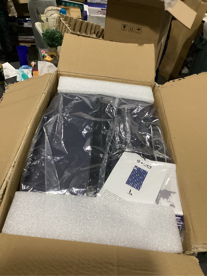 Condition photo showing New/Like New for coolife luggage 3 piece set suitcase spinner hardshell lightweight tsa lock (navy, 20/24/28) 20in24in28in navy