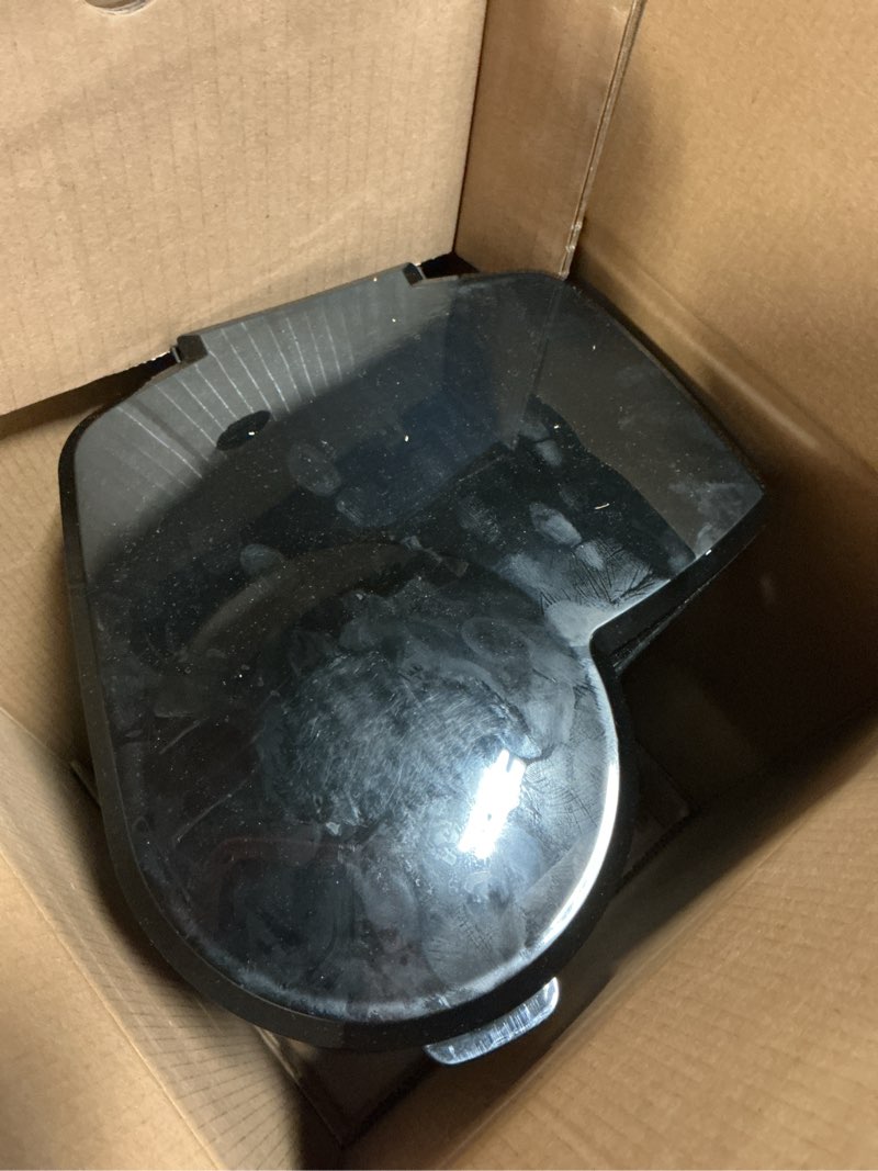 Condition photo showing As Is for black+decker 12 cup thermal programmable coffee maker with brew strength and vortex technology, black/steel, cm2046s
