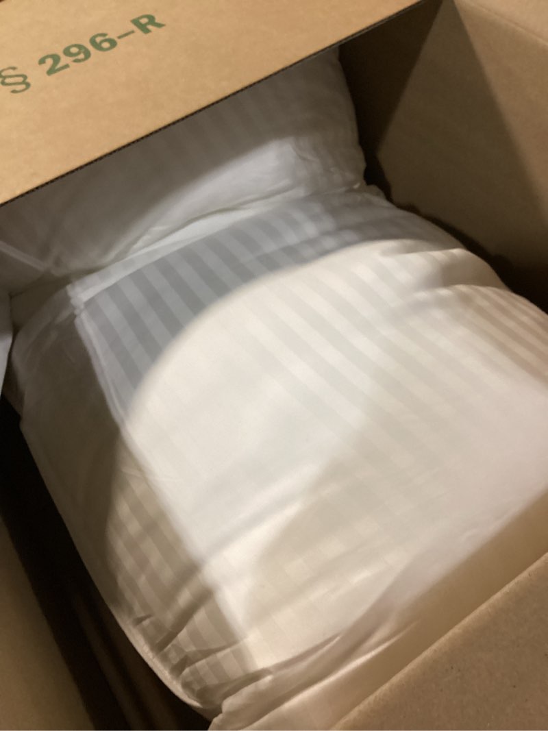 Condition photo showing Good Condition for beckham hotel collection bed pillows king size set of 2 - down alternative pillow for back, stomach or side sleepers