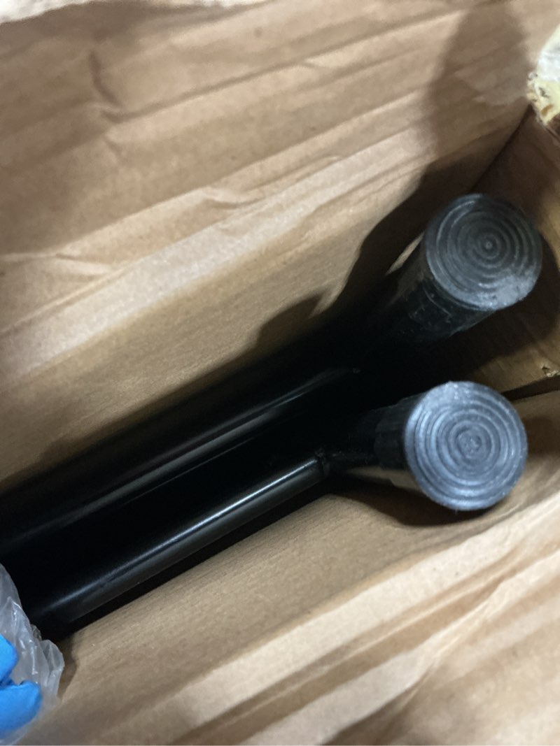 Condition photo showing Good Condition for Sintuff 1 Pcs Seat Height 26 Inch Folding Bar Stool with Backrest Leather Padded Collapsible Stools for Adults Portable Black Bar Height Folding Chairs for Outdoor Indoor Kitchen Shop Cafe