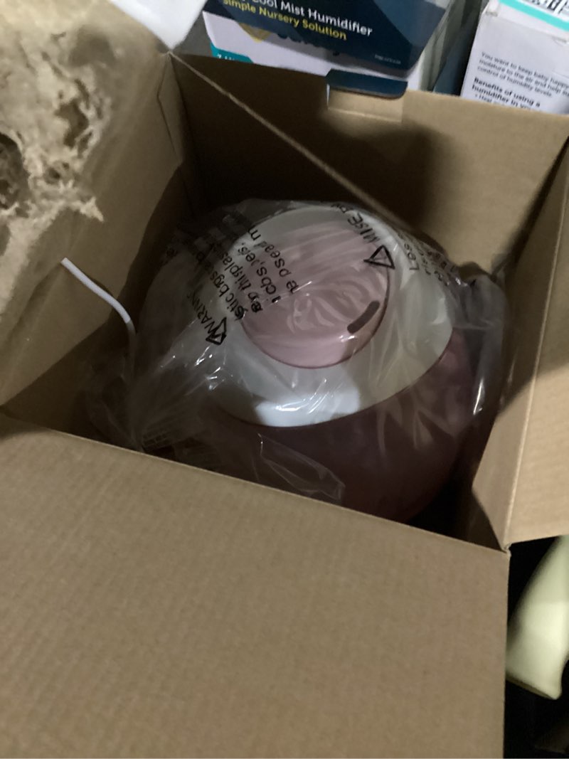Condition photo showing Good Condition for filter.free cool mist humidifier pink safety 1st