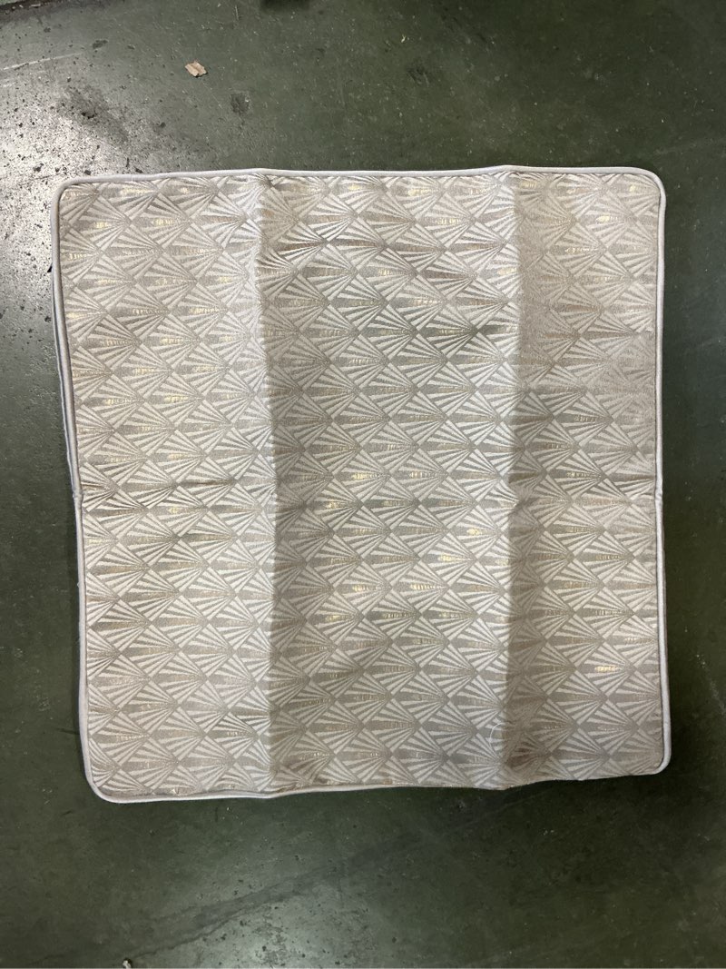 Northdale Square Pillow Cover Color: Light Brown 18 x 18” 