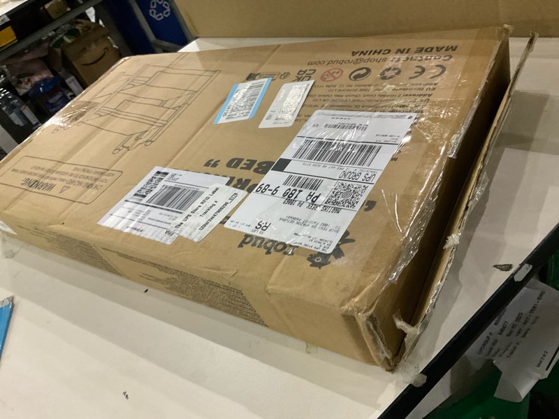 Condition photo showing As Is for ROBOTIME Baby Doll Bunk Beds, Doll Cribs for 18 inch Dolls, Wooden Doll Beds Cribs fits American Girls (Wood, 2 Pcs Beds) Modern