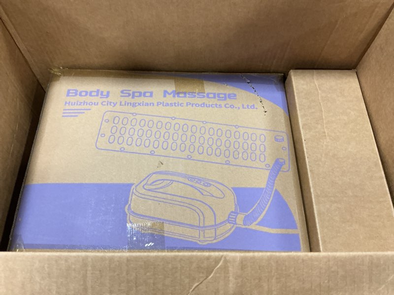 Condition photo showing New/Like New for Electric Bubble Massage Mat with Pillow for Bathtub - Portable Spa Bubble Bath Massager, 6-Speed Adjustable Jet Spa & Remote Control, 13 Suction Cups, 74 Air Jets for Full-Body Relaxation