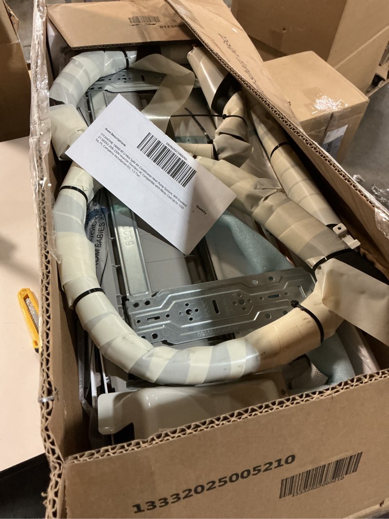 Condition photo showing Good Condition for (Incomplete) YITAHOME 12000 BTU Mini Split Air Conditioner Heat Pump System, Wifi Enabled 20 SEER2 115V Inverter Ductless AC Cool Up to 750 Sq. Ft, Compatible with Alexa, Complete Installation Kit, White 12000 BTU 115V / 20 SEER2 -- WiFi -- Q-Series