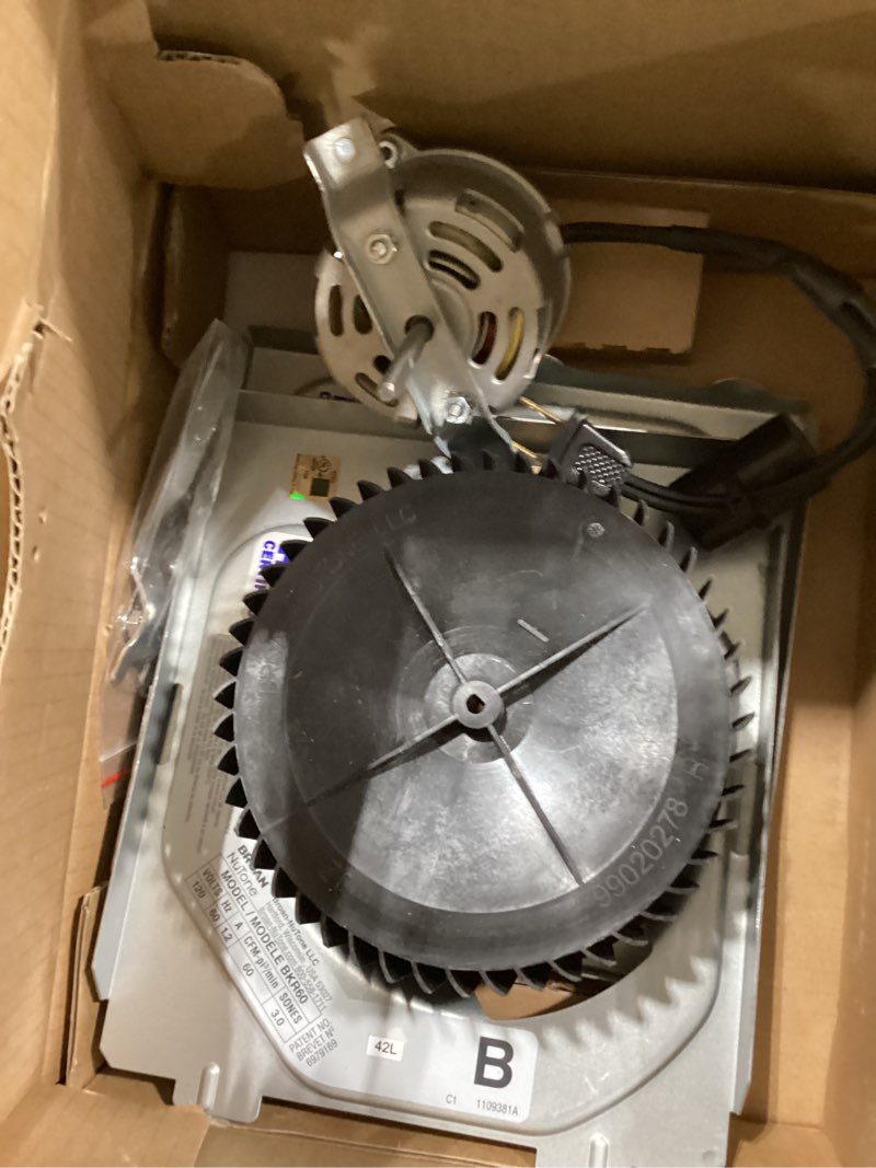Condition photo showing Good Condition for broan quickit 60 cfm replacement bath fan motor