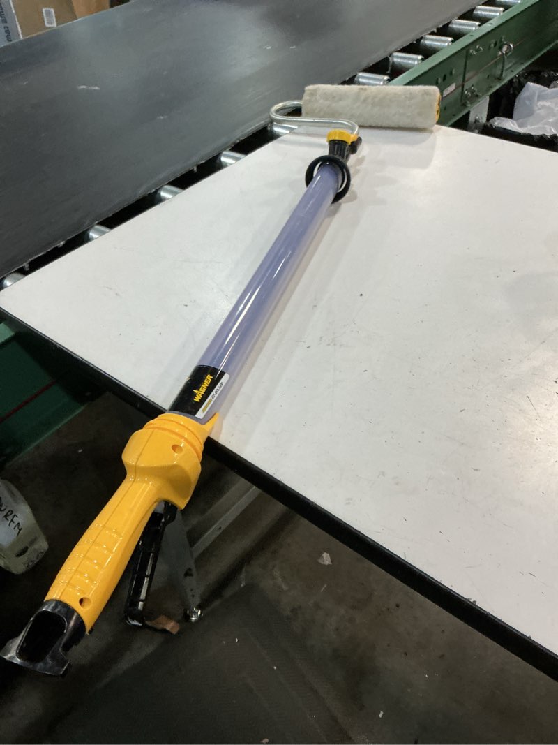 Condition photo showing As Is for wagner spraytech 2461319 powerflow ez roller, multi-room electric powered direct feed paint roller, great for large and multi-room painting projects