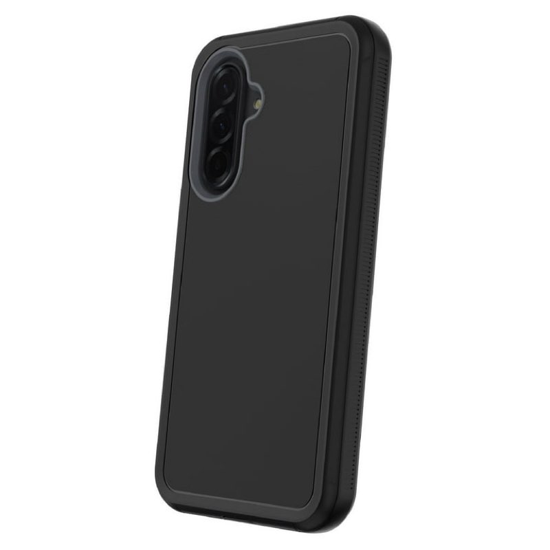 onn rugged phone case for samsung galaxy a36 5g - black/gray