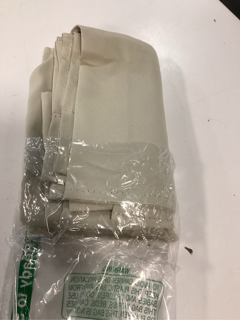 Condition photo showing Good Condition for nicetown kitchen curtains, short blackout curtains & drapes, small window draperies for dining room, cupboard (beige, 42 in x 36 in (w x l), set of 2) beige 42"w x 36"l (pack of 2)