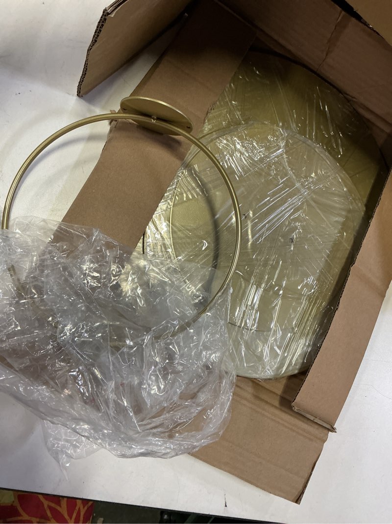 Condition photo showing Good Condition for NWK 12inch to 4inch 2 Piece Gold Metal Tired Floating Cake Stand Spacer Round Decorating Display Riser Pastry Holder for Wedding Birthday Anniversary Party for Centerpiece for Dessert Table (12inch)