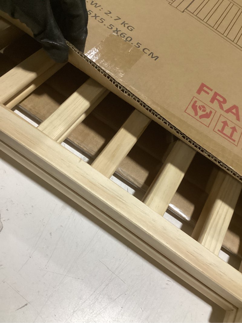 Condition photo showing Good Condition for yocan paint-free wood freestanding pet gate for dogs,wooden dog gates for doorways, stairs,the house, dog fences indoor puppy gate-2 panel h:23” ?2 panels?23.6"h