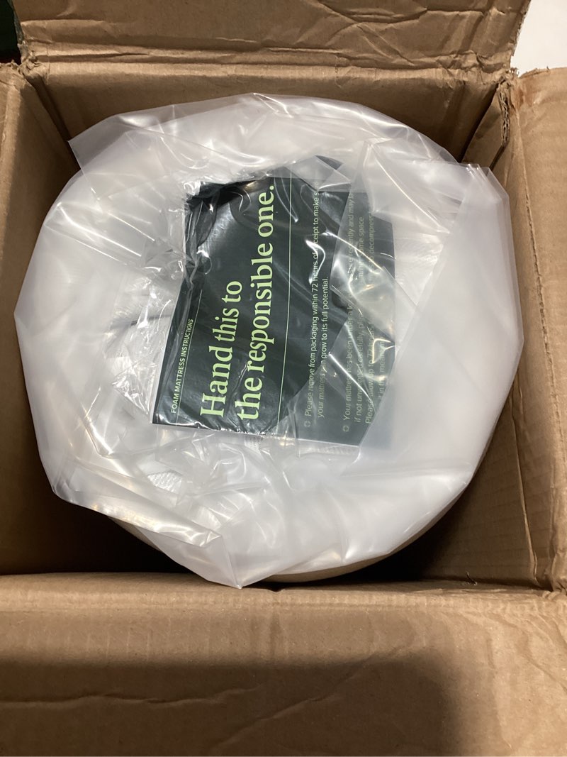 Condition photo showing Good Condition for ZINUS 6 Inch Twin Cooling Essential Memory Foam Mattress [NewVersion], Fiberglass Free, Medium Feel, Breathable Cooling Layers, Certified Safe Materials White Twin 6" Cooling (New Box)