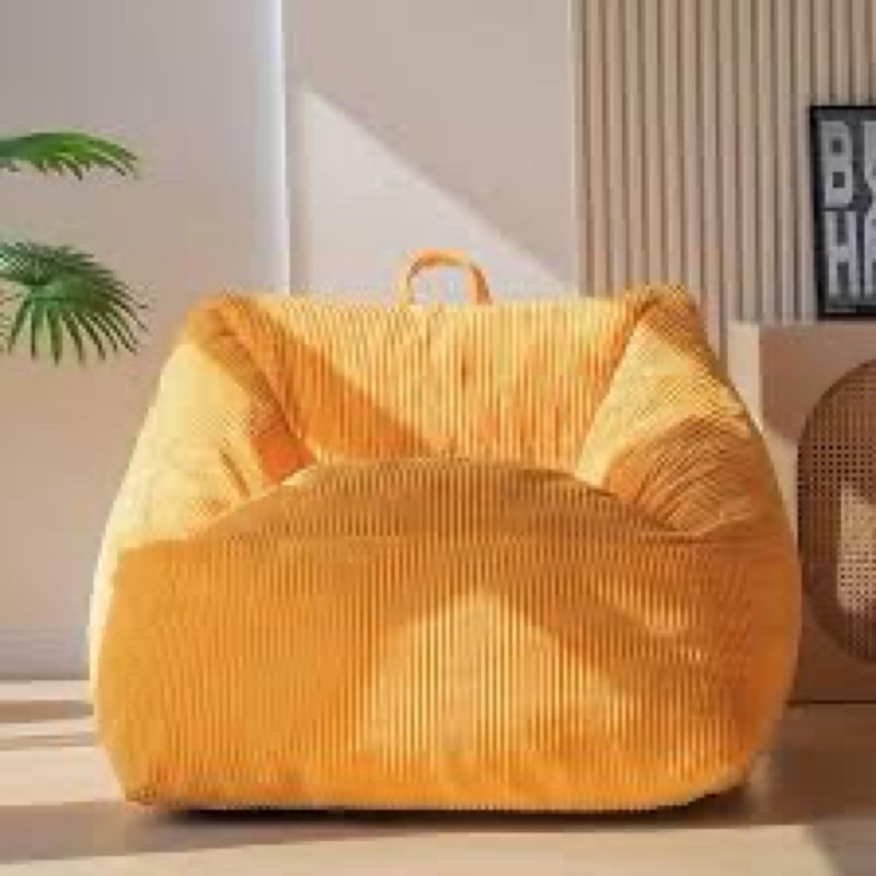 MAXYOYO Bean Bag Chair, Tufted Bean Bag Couch Lazy Chair, Living Room Sofa Couch with Filler for Adu