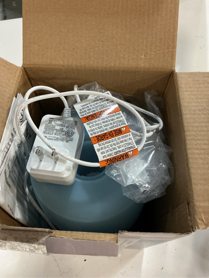 Condition photo showing As Is for safety 1st everyday compact cool mist humidifier, blue