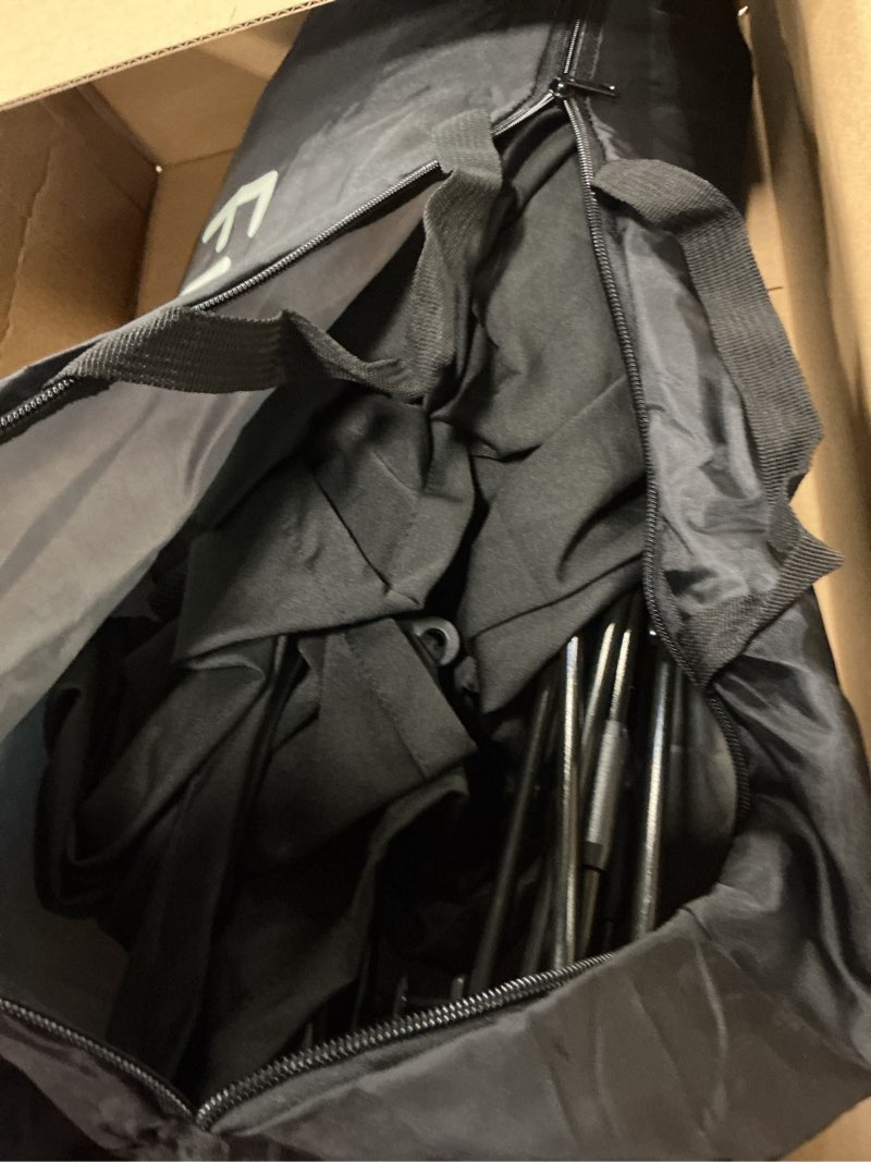 Condition photo showing As Is for Funyoo Blackout Pop Up Tent for Babbies and Toddlers, One Click Setup Baby Travel Crib Tent, Blackou