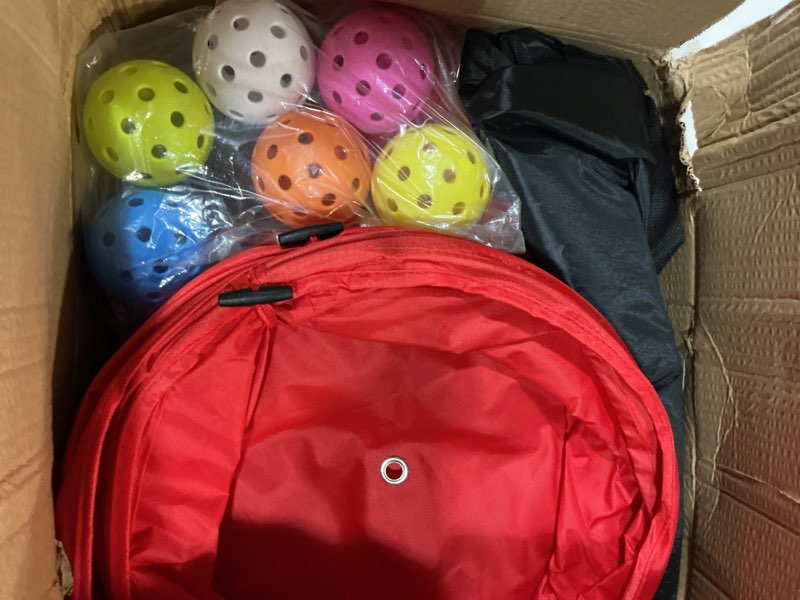 Condition photo showing As Is for sjehome 6 hole backyard game golf for adults outdoor indoor practice gifts for yard, lawn, park, yard, beach 6 hole golf game