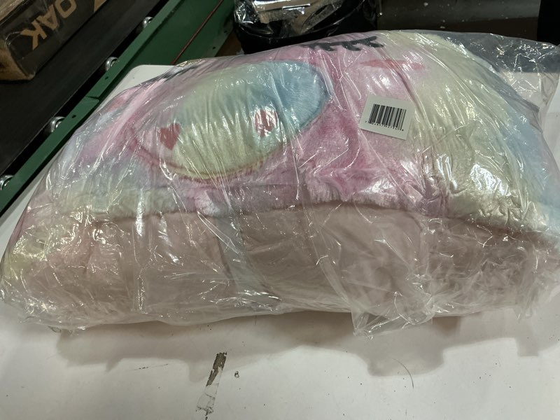 Condition photo showing Good Condition for Idea Nuova Heritage Kids Rainbow Faux Fur Figural Unicorn Hooded Sleeping Bag, Ages 3+,26"x46"