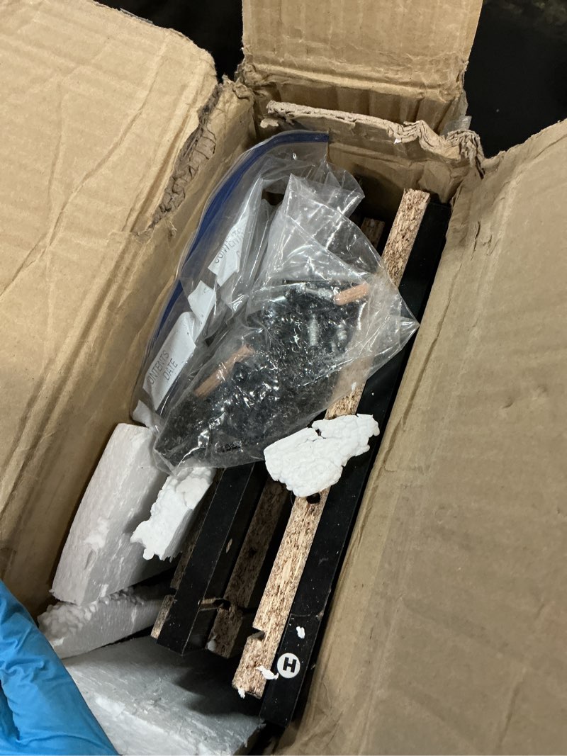 Condition photo showing As Is for Furinno LUDER Book Shelf, 5-Tier Bookshelf, Bookcase, 9.4" x 15.8" x 52", for Living Room, Bedroom, Home Office, Blackwood Blackwood 5-Tier