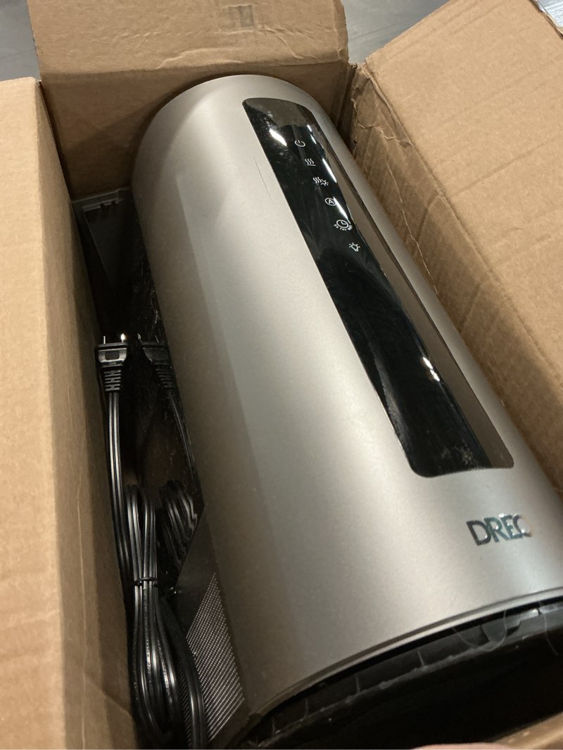 Condition photo showing As Is for DREO 6L Humidifiers for Bedroom, Smart Warm & Cool Mist for Large Room, 60Hr Quiet Runtime for Baby, Plant, Humidity Sensor, Indicator Light, 12H Timer, Google/Alexa, HM713S Silver